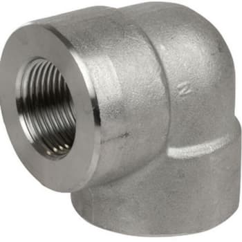 ASME B16.11 Dişli 90 Derece Dirsek Boyutu