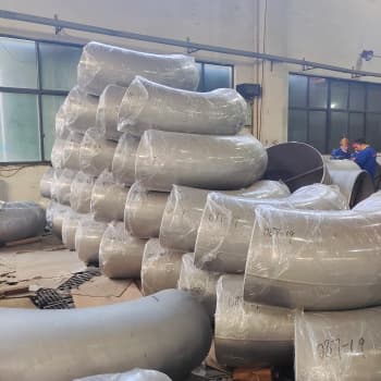 ASME B16.9 Uzun Yarıçaplı Dirsek Boyutu